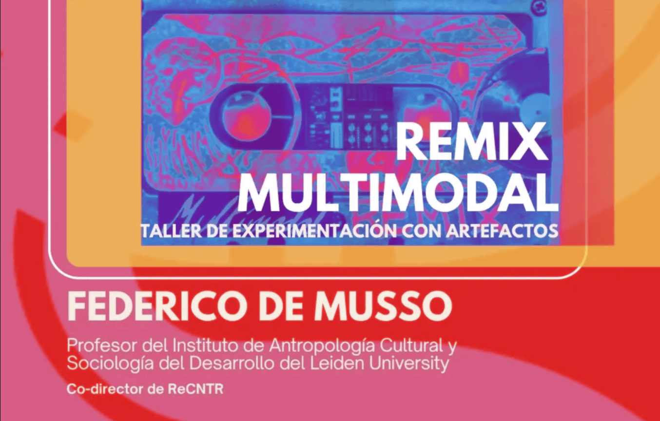 Multimodal Remix Workshop by Federico de Musso| 8 April, 2026 | Bogotá & Medellín, Colombia