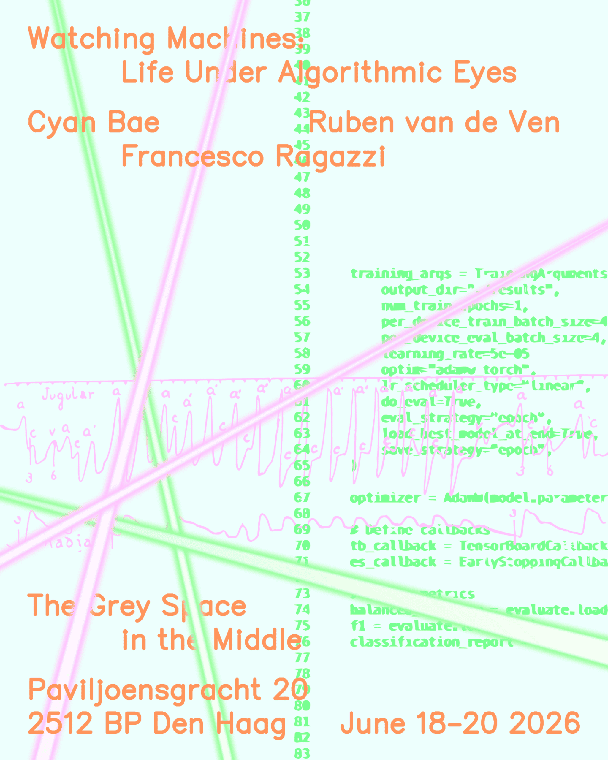 Watching Machines: Life under Algorithmic Eyes | Exhibition + Public Programme | 18-20 June | Den Haag